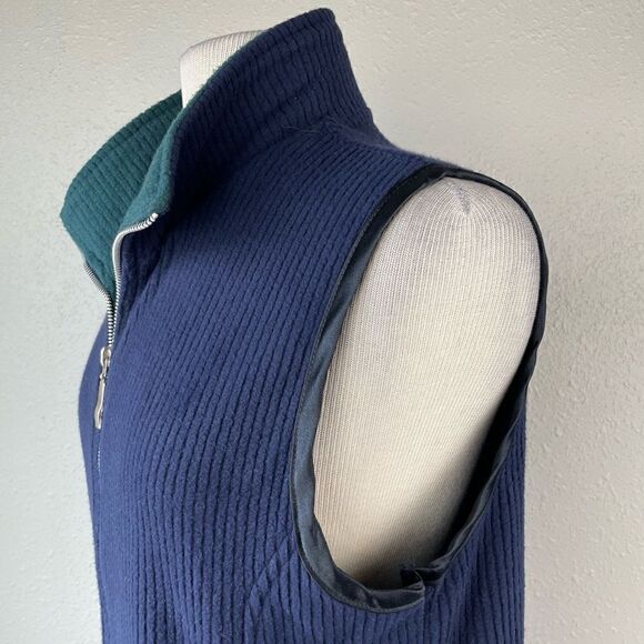 Lavon Sleeveless Full Zip Sweater Vest Size L EUC - Picture 5 of 7
